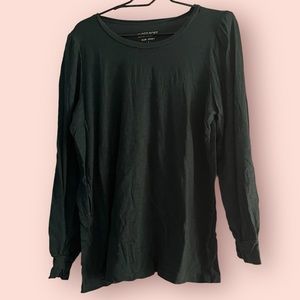 Torrid, Supersoft Slub Jersey Long Sleeve, Green, Size 1x, Women's